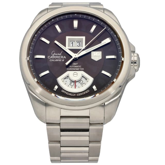 TAG Heuer Grand Carrera WAV5113 43mm Stainless Steel Watch from H&T, photo 1 of 1
