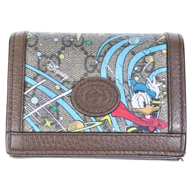 Gucci Disney Donald Duck Compact Wallet Leather in Leather from The Reluxe, photo 1 of 1