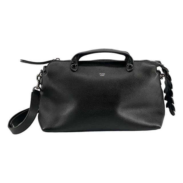 Fendi by the Way Crocotab Leather Shoulder Bag Khaki in Green Leather from The Reluxe, photo 1 of 1