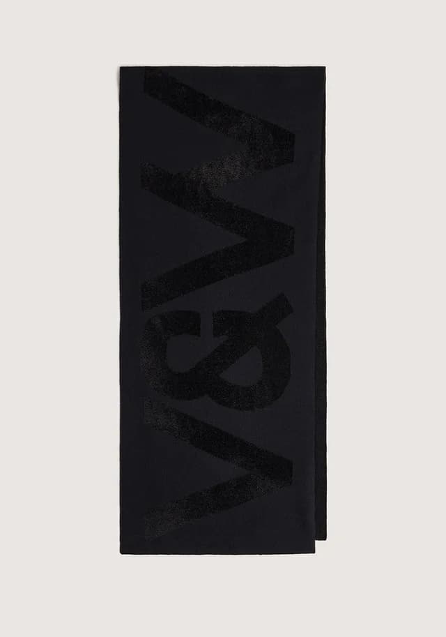 VIKTORIA & WOODS Quest Scarf in BLACK, image 1 of 1 from Viktoria & Woods