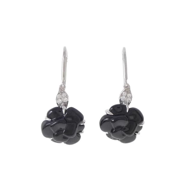 Chanel Camellia Earrings White Gold in White from The Reluxe, photo 1 of 1