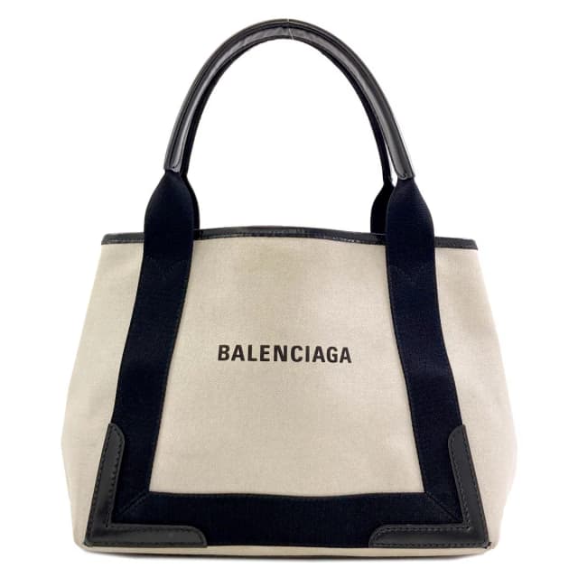 Balenciaga Navy Cabas Tote Bag Canvas in Navy Canvas from The Reluxe, photo 1 of 1