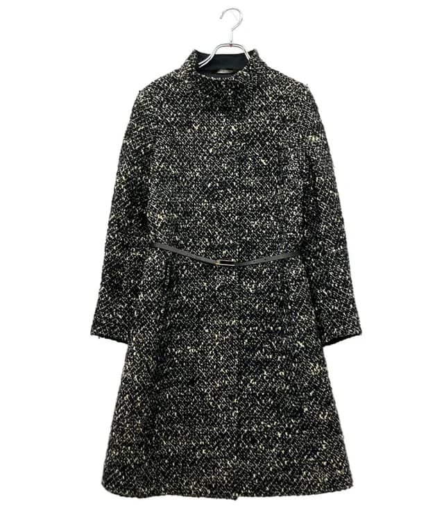 Max Mara Long Coat Tweed 38 in Tweed from The Reluxe, photo 1 of 1