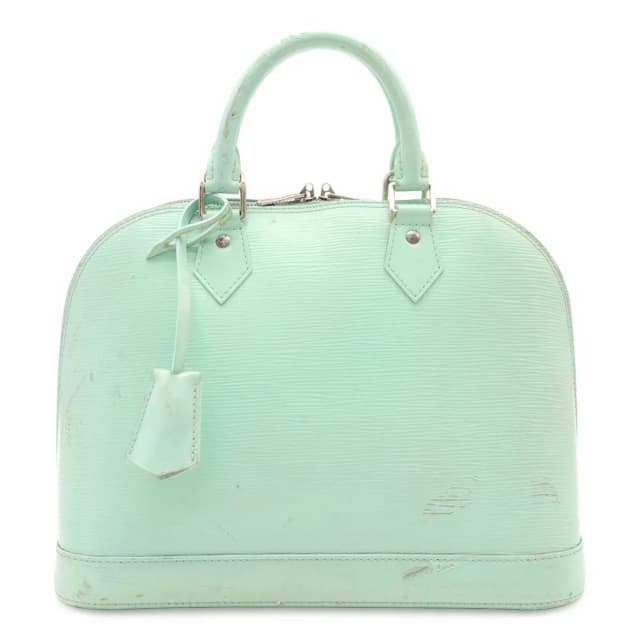 Louis Vuitton Epi Electric Alma PM Handbag Almande Mint Green Silver in Green Leather from The Reluxe, photo 1 of 1