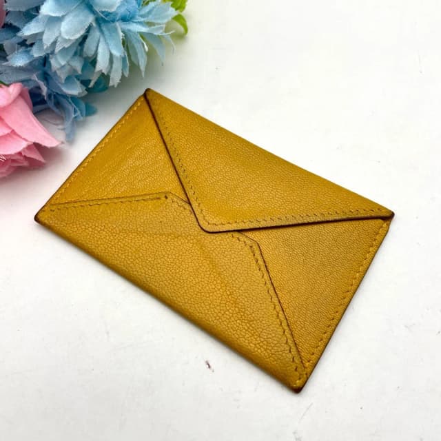 Hermès Envelope Card Holder in Leather from The Reluxe, photo 1 of 1