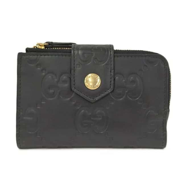 Gucci Compact Wallet Black in Black Leather from The Reluxe, photo 1 of 1