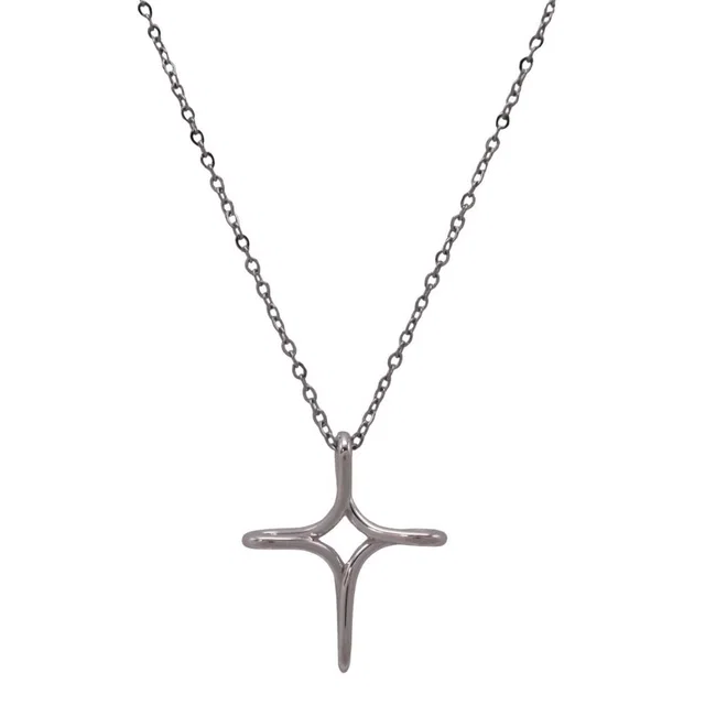 Tiffany & Co. New Infinity Cross Necklace Silver in Silver from The Reluxe, photo 1 of 1