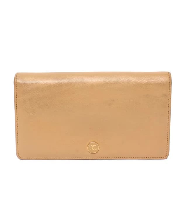 Chanel Wallet Gold Beige in Beige from The Reluxe, photo 1 of 1