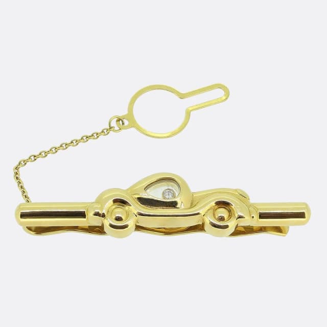 Chopard Happy Diamonds Vintage Car Tie Clip from The Vintage Jeweller, photo 1 of 1