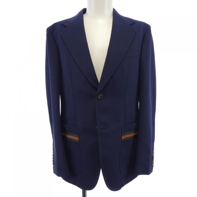 Gucci Web Stripe Detailed Cotton Jacket from The Reluxe, photo 1 of 1