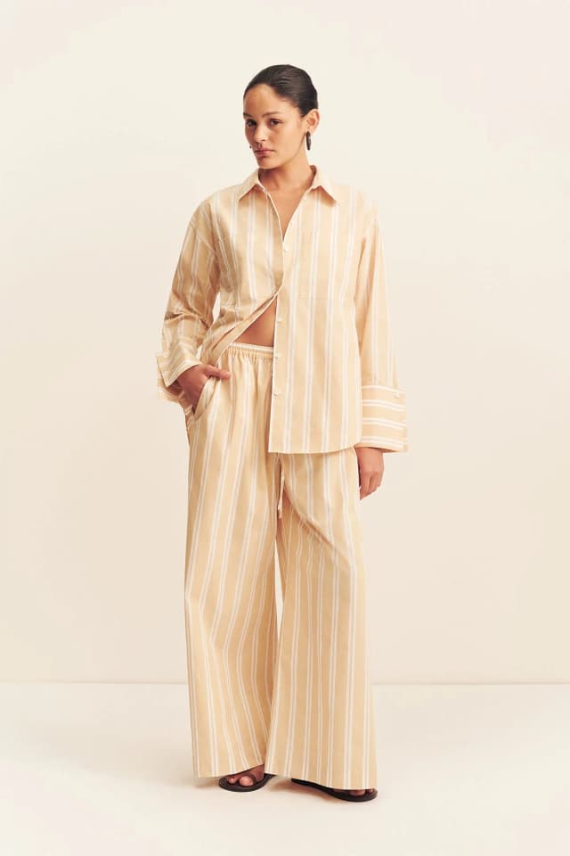 Shona Joy OMRI COTTON WIDE LEG PANT, image 1 of 1 from Shona Joy