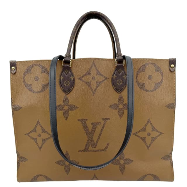 Louis Vuitton Onthego GM Giant Monogram Reverse Canvas Tote Bag Brown in Brown Canvas from Dallas Designer Handbags, photo 1 of 1