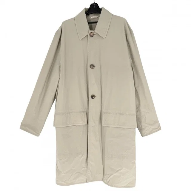 Hermès Long Coat 50 Beige Nylon Polyurethane Spring Autumn in Beige Nylon from The Reluxe, photo 1 of 1