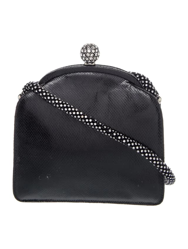 Judith Leiber Evening Bag in black Leather from The RealReal, photo 1 of 1