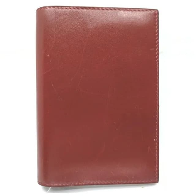 Hermès Bordeaux Box Calf Small Agenda Cover in Burgundy Box leather from Bagriculture, photo 1 of 1