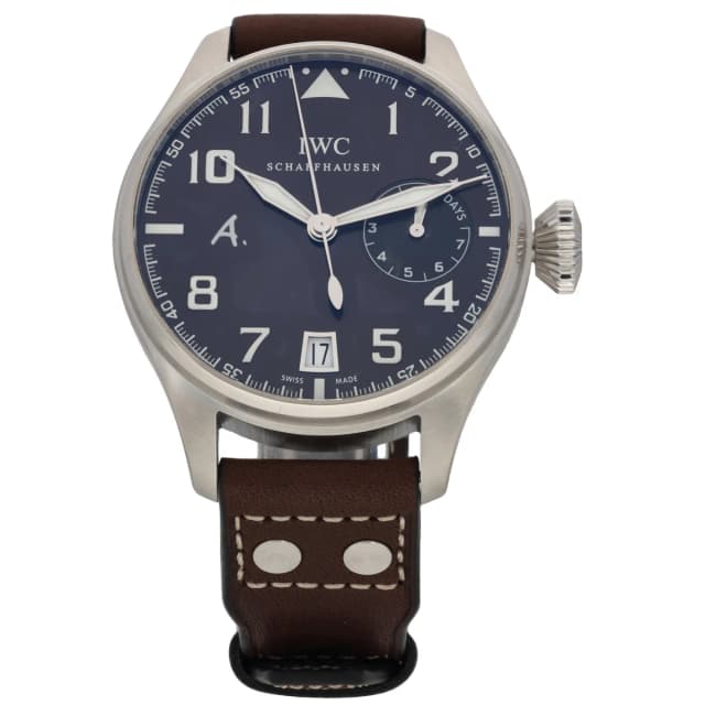 IWC Pilot's Watch 46mm Stainless Steel Watch in Leather from H&T, photo 1 of 1