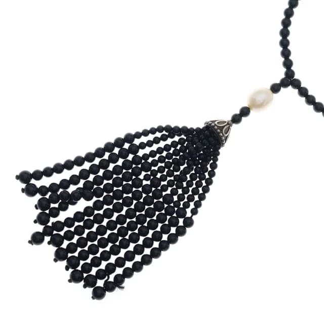 Tiffany & Co. Zieg Feld Collection Onyx Fringe Necklace Black in Black from The Reluxe, photo 1 of 1