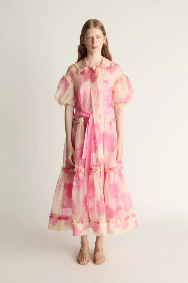 Lee Mathews Clementine Dress in Pink, image 1 of 1 from Lee Mathews