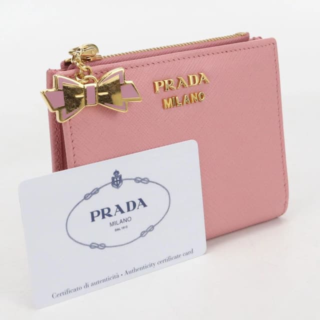Prada Saffiano Leather Bifold Wallet Calfskin in Saffiano leather from The Reluxe, photo 1 of 1