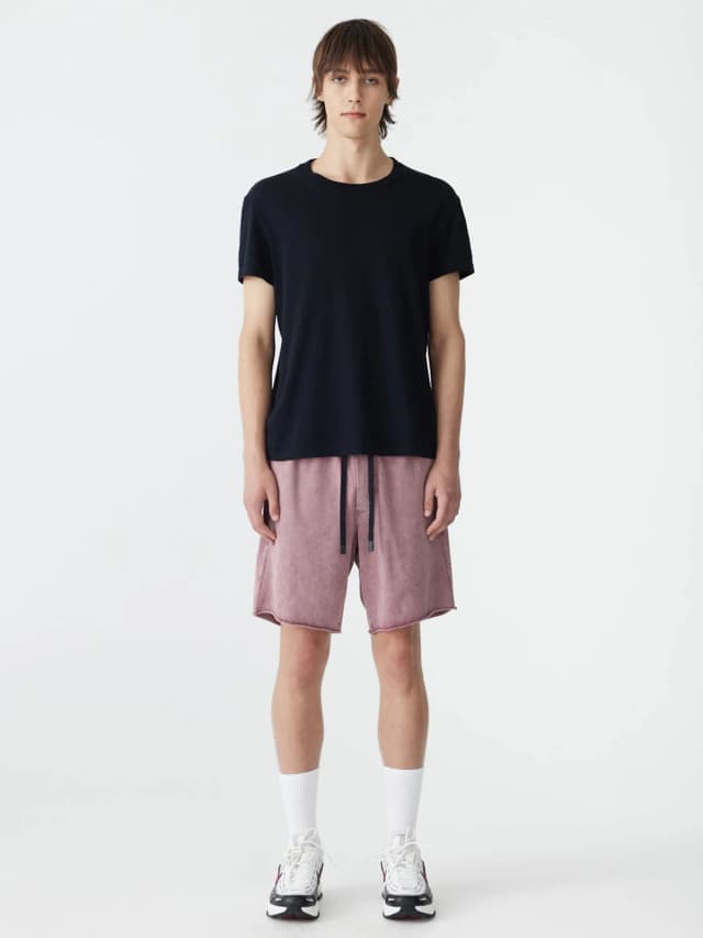 Bassike Acid Dye Raw Double Jersey Short, image 1 of 1 from bassike