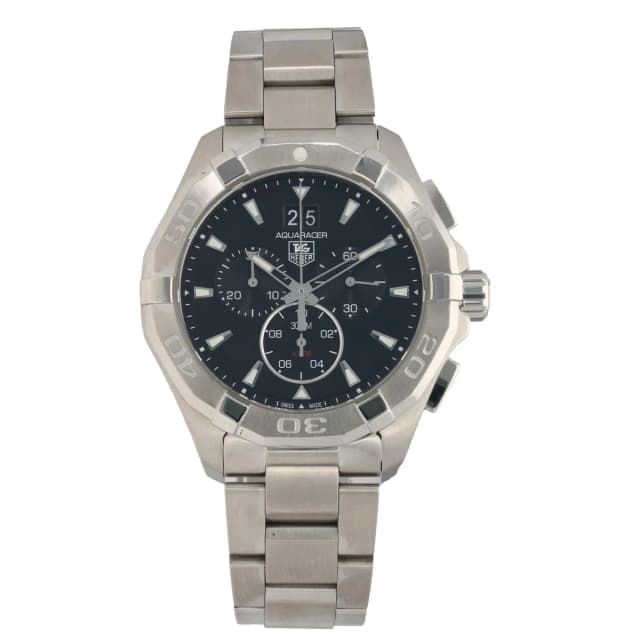 TAG Heuer Aquaracer CAY1110-0 43mm Stainless Steel Watch from H&T, photo 1 of 1