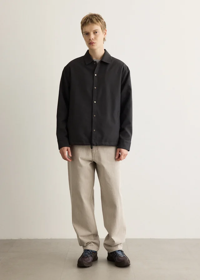 Incu Collection Wipeout Utility Overshirt in BLACK, image 1 of 1 from Incu