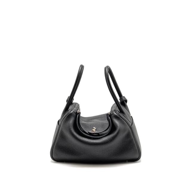Hermès Lindy 26 Clemence Black SHW stamp U in Black Clemence leather from EMIER, photo 1 of 1