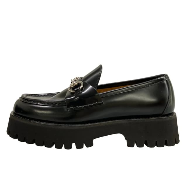 Gucci Loafers Black Horsebit Leather in Black Leather from The Reluxe, photo 1 of 1