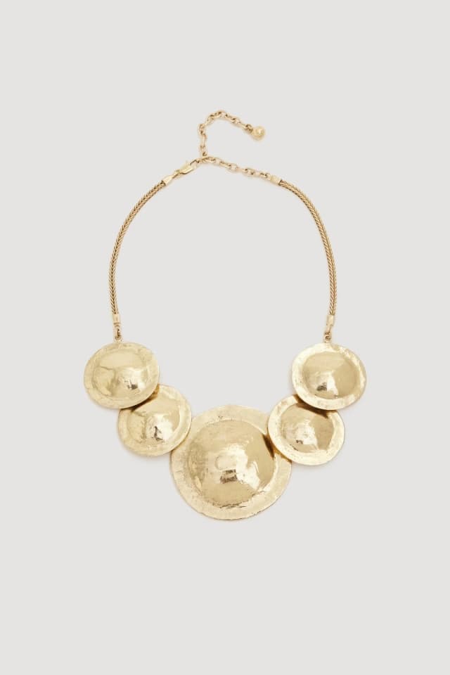 AJE Ira Large Disc Necklace in GOLD, image 1 of 1 from Aje