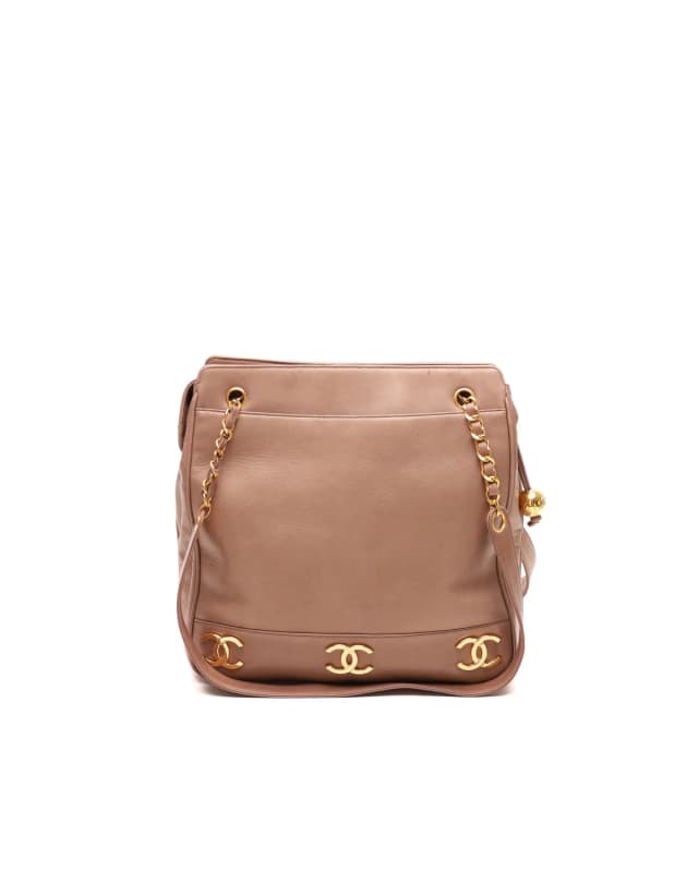 Chanel Triple CC Chain Tote Bag in Leather from A Retro Tale, photo 1 of 1
