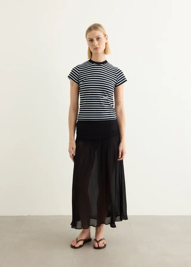 MIAOU Rue Skirt in BLACK, image 1 of 1 from Incu