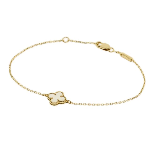 Van Cleef & Arpels Sweet Alhambra Shell Bracelet 18K Yellow Gold in Yellow from The Reluxe, photo 1 of 1