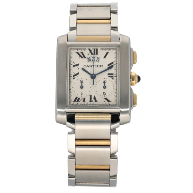 Cartier Tank Francaise W51025Q4 28mm Bi-Colour Watch from H&T, photo 1 of 1