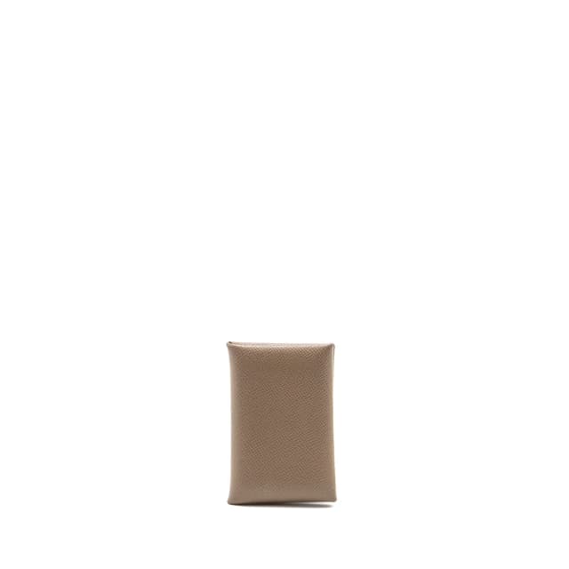 Hermès Calvi Card Holder Epsom Etoupe SHW Stamp W in Taupe Epsom leather from EMIER, photo 1 of 1