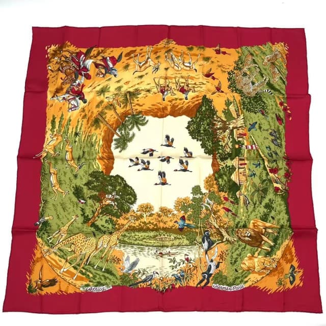 Hermès Scarf Silk Carre 90 Africa in Silk from The Reluxe, photo 1 of 1