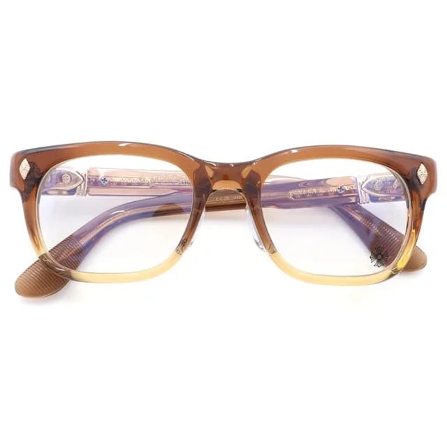 Chrome Hearts Dooable Side Dagger Decoration Square Sunglasses Brown Gold in Brown from The Reluxe, photo 1 of 1