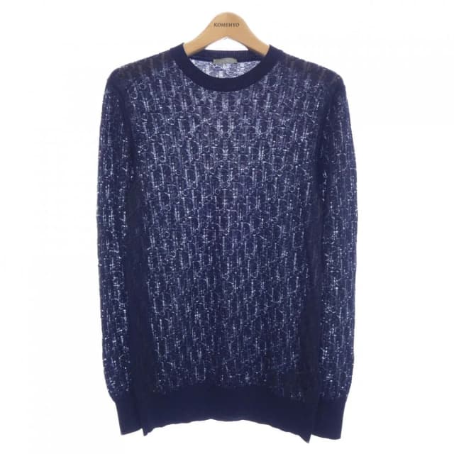 Dior Knit Sweater Navy in Navy from The Reluxe, photo 1 of 1