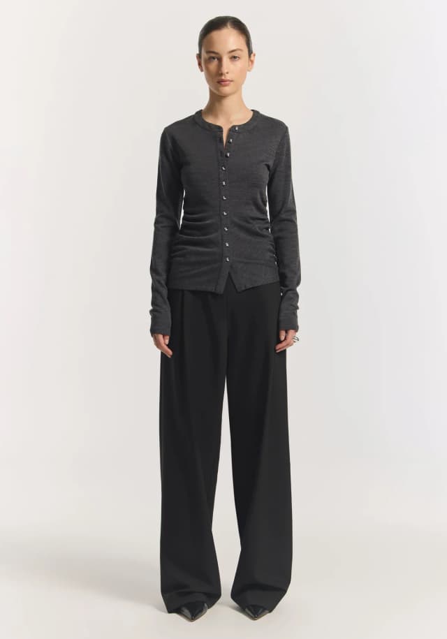 VIKTORIA & WOODS Gallery Top in MONUMENT GREY, image 1 of 1 from Viktoria & Woods