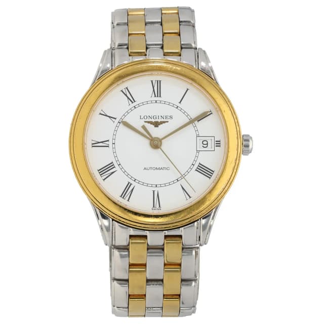 Longines Flagship L4.774.3 35.5mm Bi-Colour Watch from H&T, photo 1 of 1