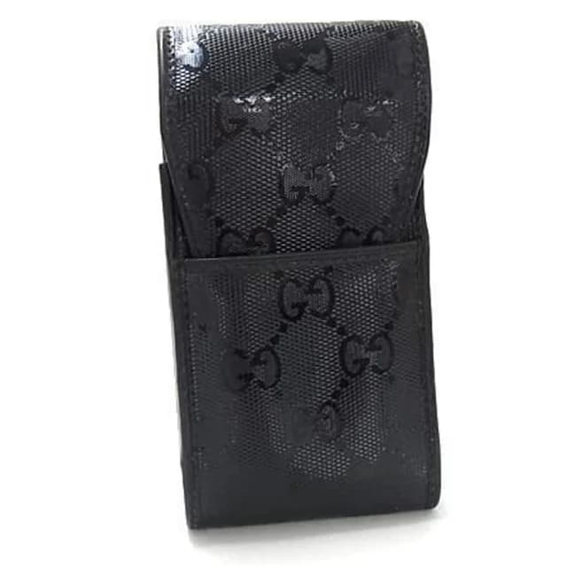 Gucci GG Imprime Cigarette Case 181716 Black Leather for Men and Women in Black Leather, PVC from Elady, photo 1 of 1