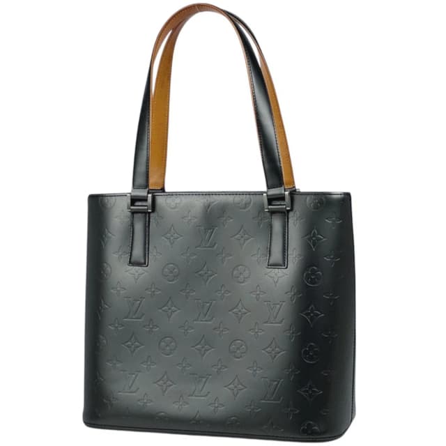 Louis Vuitton Stockton Tote Bag Monogram Matt Noir in Black from The Reluxe, photo 1 of 1