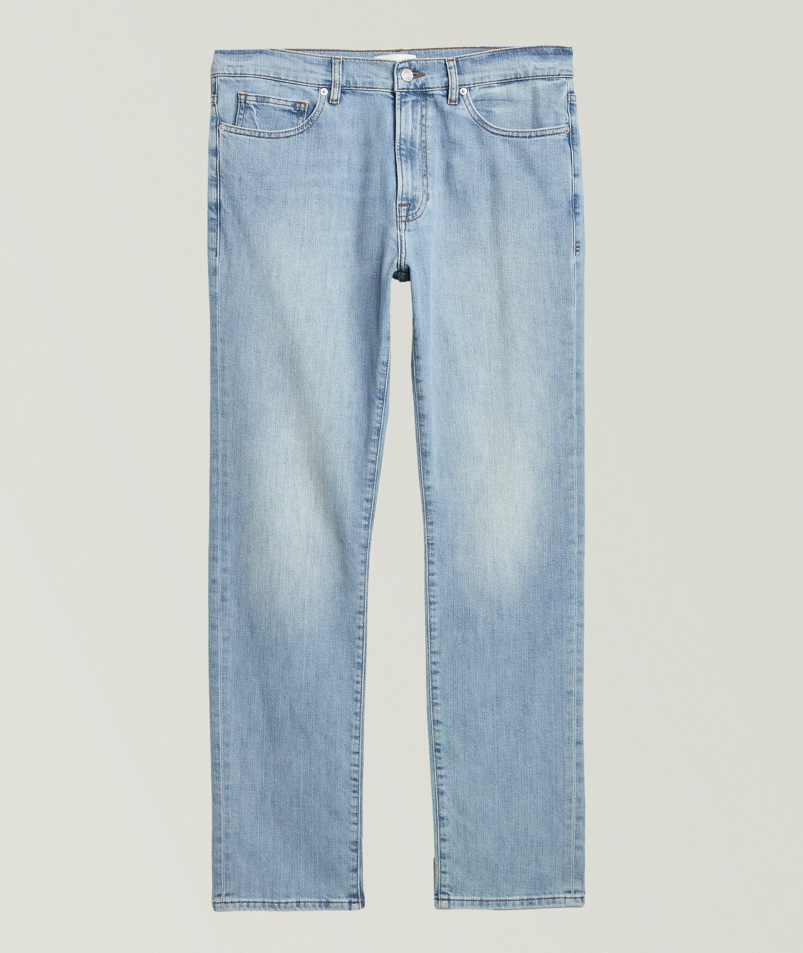 L'Homme Slim Stretch-Cotton Jeans in Blue, image 1 of 1 from Harry Rosen