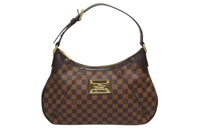 Louis Vuitton Handbag Bag Thames PM Damier Ebene Gold in Brown Canvas from The Reluxe, photo 1 of 1