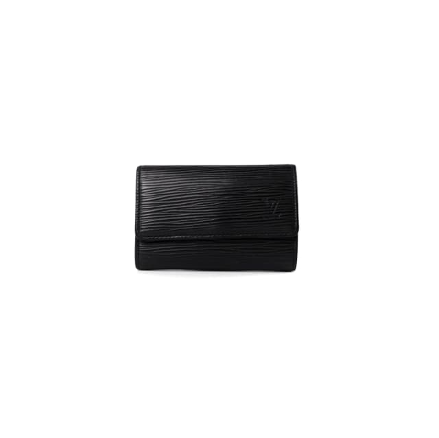 Louis Vuitton Multiclés 6 Key Holder Black Epi Leather in Black Leather from The Purse Affair, photo 1 of 1