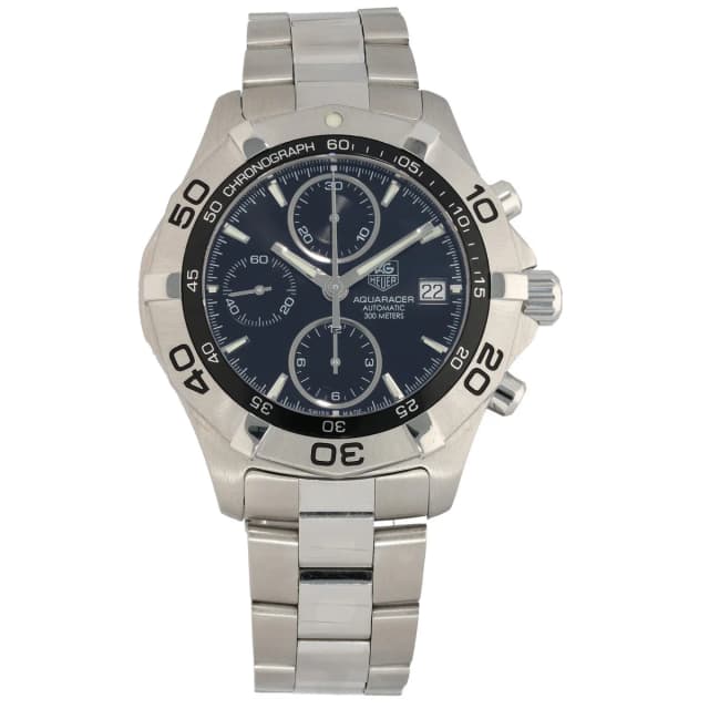 TAG Heuer Aquaracer CAF2110 41mm Stainless Steel Watch from H&T, photo 1 of 1