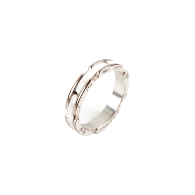 Chanel Ring Size 57 in White Ceramic from The Purse Affair, photo 1 of 1