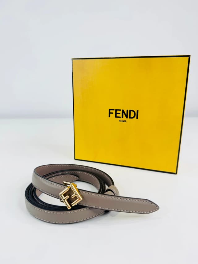 Fendi FF Diamonds Leather Belt - 85cm in Leather from Edit Second Hand, photo 1 of 1