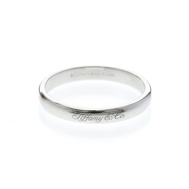 Tiffany & Co. Notes Bundle Platinum Fashion No Stone Band Ring Silver in Silver Platinum from Elady, photo 1 of 1