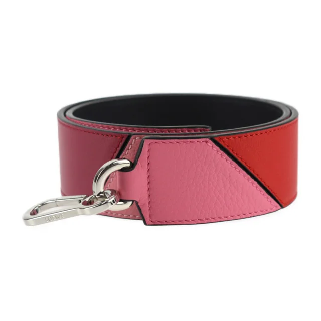 Loewe Degrade Puzzle Bandouliere 90 Shoulder Strap 125.99UR71 Classic Calfskin Pink … 2407043008028R1 in Black/Pink/Purple/Red color Leather from Elady, photo 1 of 1