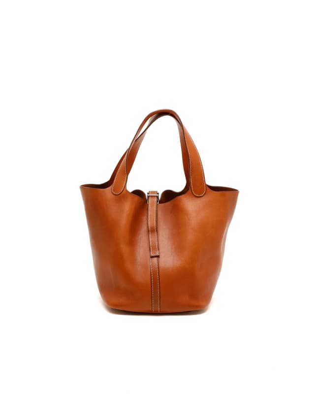 Hermès Vache Natural Picotin Bag in Beige Leather from A Retro Tale, photo 1 of 1